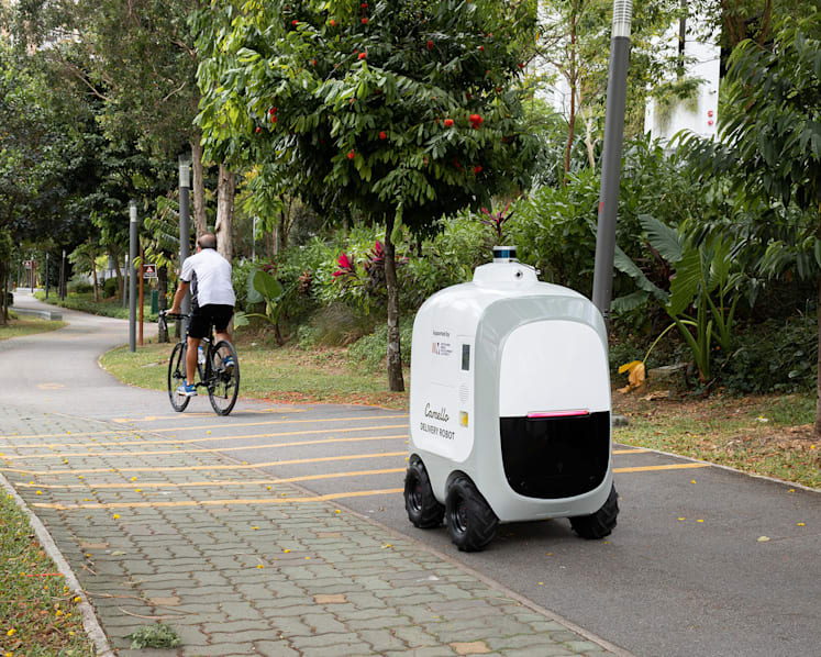 Coming to selected Punggol residents: Robot delivery of groceries, parcels